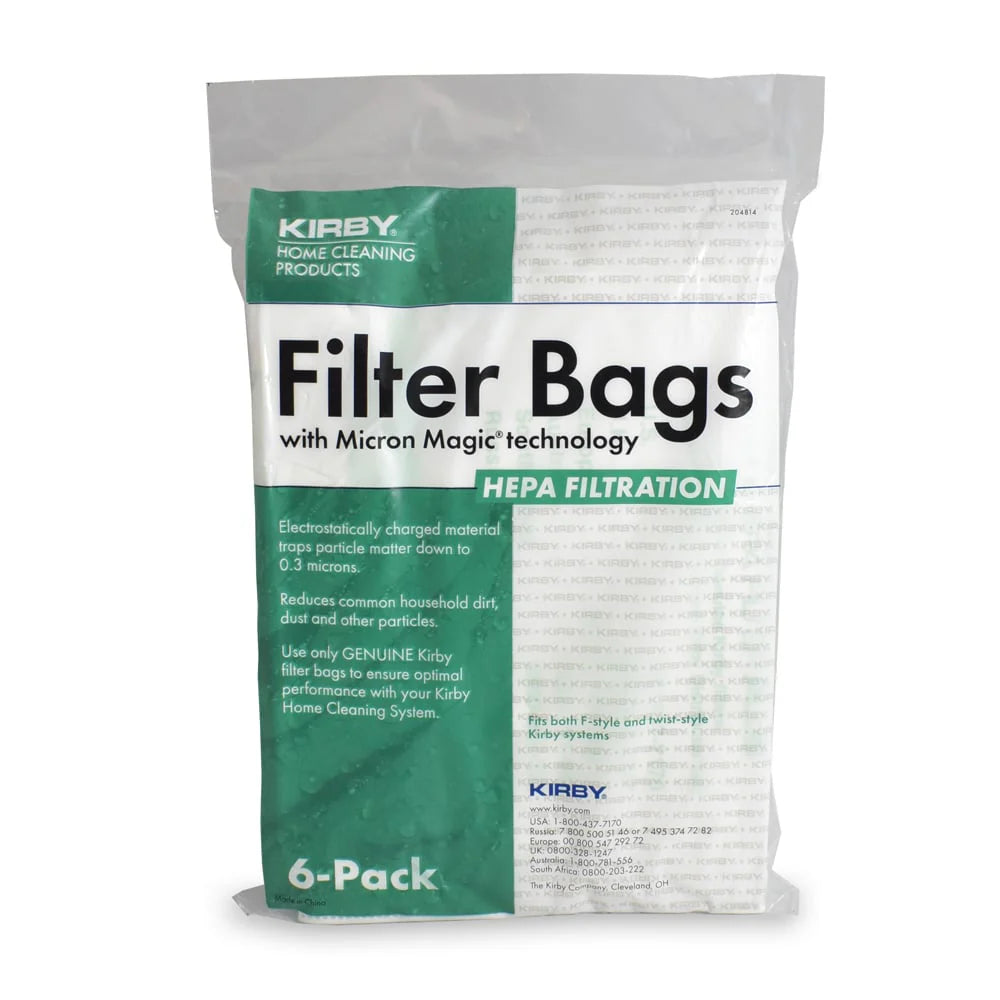 Saci Kirby HEPA MicroAllergen Plus – Set 6 bucăți